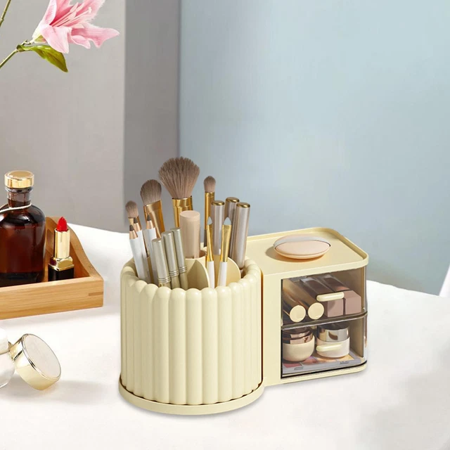 Organizer Per Trucchi In Marmo E Oro - Vassoio Portaoggetti Per Bagno, Cosmetici E Profumi - Foto 8