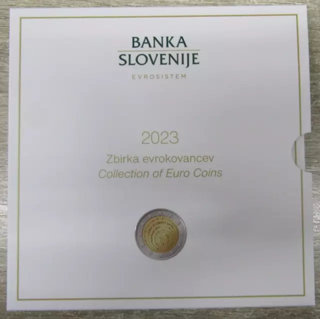 KMS Slovenia 2023 FDC: 8,88 euro in blister originale ufficiale disponibile
