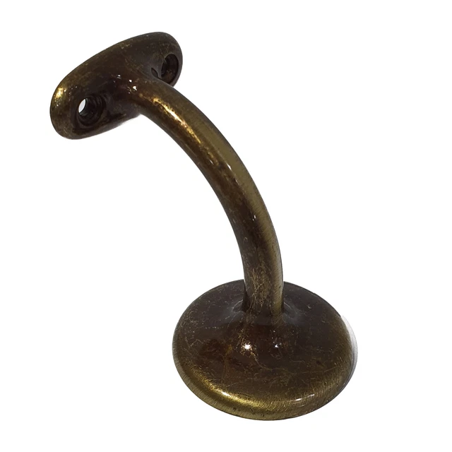 Supporto Ottone per Corrimano in Legno finitura in colore Bronzo