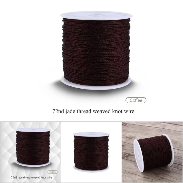 Nylon Chinesischer Knoten Schnur Rattail Makramee Faden Schnur