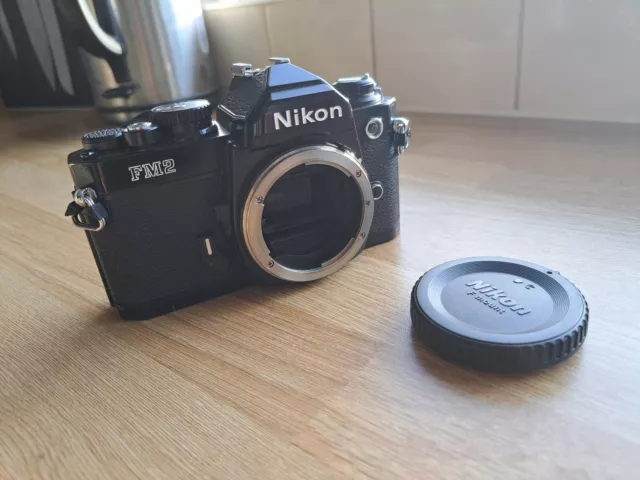 Nikon FM2N 35mm SLR Film Camera Black - Body Only