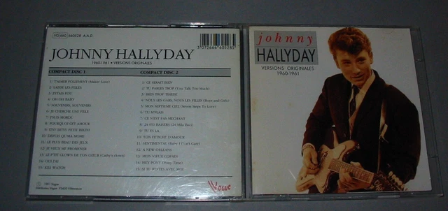 JOHNNY HALLYDAY (2CD) Versions Originales 1960 - 1961 EUR 12,99 ...