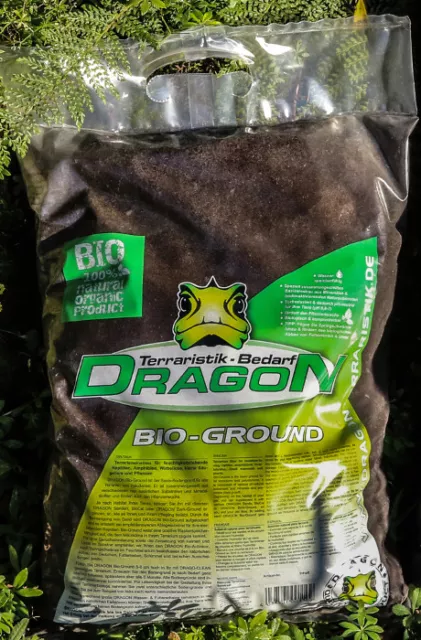 Dragon ungedüngte Terrarienerde BIO GROUND Terrarien Bodengrund 10 L / GIE061