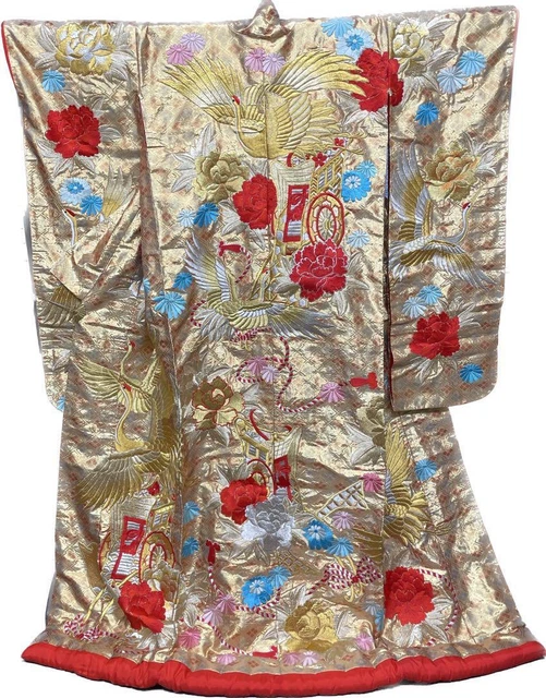 Uchikake Japanese Kimono Hatake kimono bride Classic Embroidered