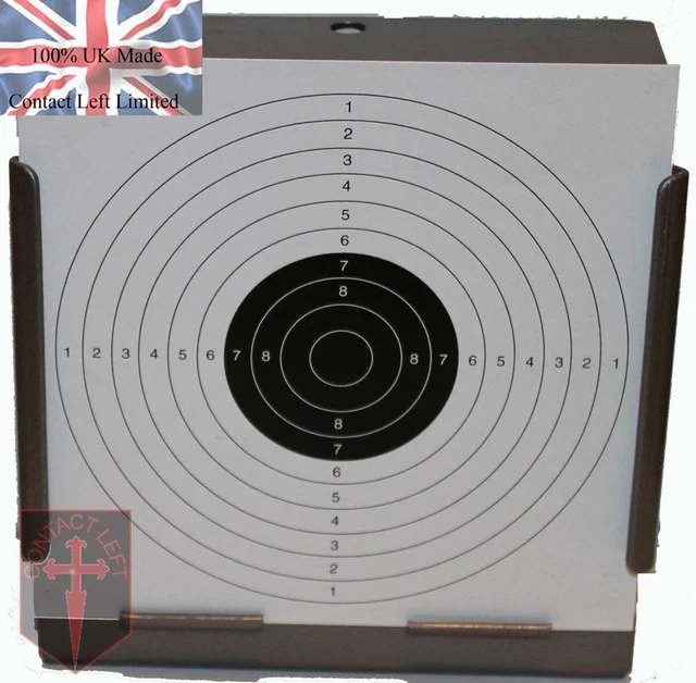 100 Air Rifle Shooting Paper Circle Targets 14cm Pistol Airsoft Gun