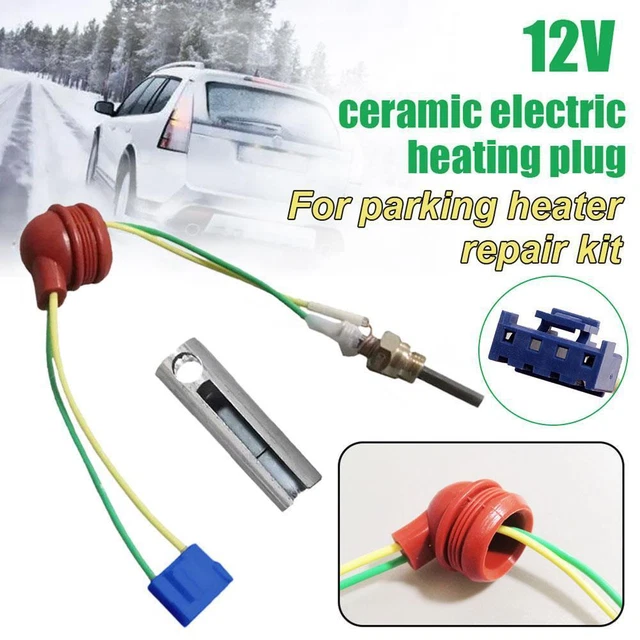 NUOVO Spina incandescente in ceramica 12 Adatta per Riscaldatore parcheggio Eberspacher D2 D4 D4S T3O9