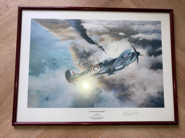 VICTORY OVER DUNKIRK by Robert TAYLOR signé pilote RAF BOB STANFORD-TUCK