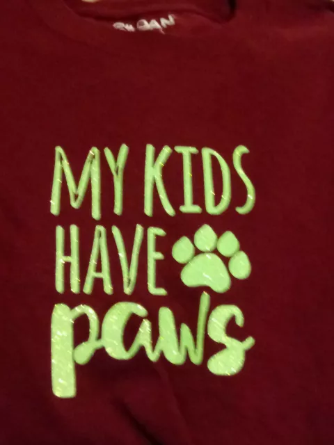 My Kids Have Paws Shirt - New