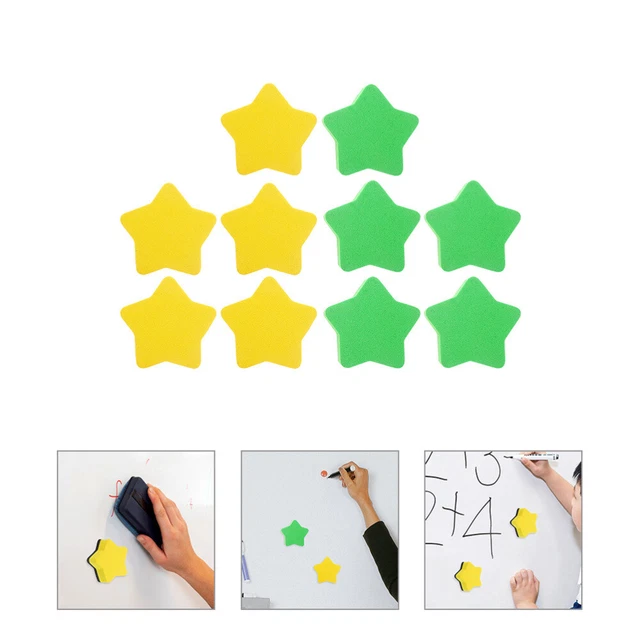 10 Pcs Whiteboard-Radierer Für Das Büro Büro-Trockenlöscher Whiteboard-Stift