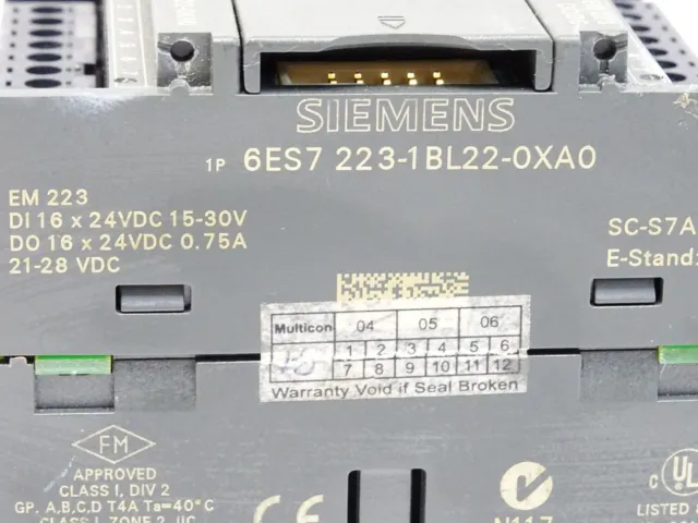 Siemens S7-200 EM223 6ES7223-1BL22-0XA0/6ES7 223-1BL22-0XA0 4