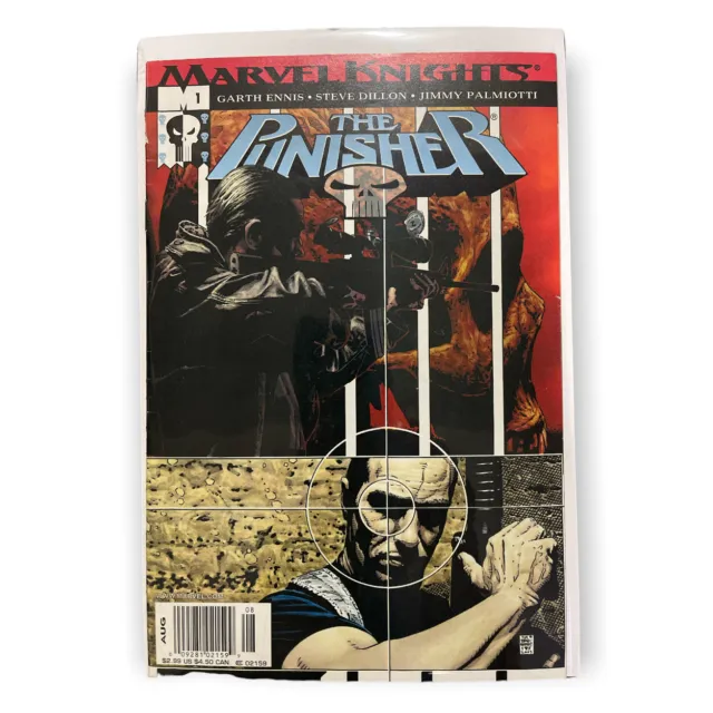 The Punisher Vol. 6 Comic Book Lot (4) #1,6,8,10 Marvel Knights 2001/02 2