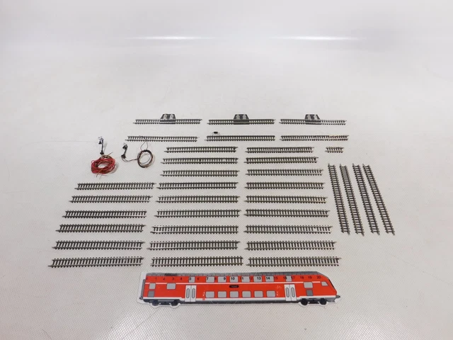 2 Wagons Märklin Mini Club 8620 – Voie Z – Marchandises Charge Lourde – Avec Transfo