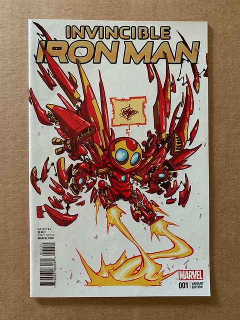 Invincible Iron Man (2015) #1 Skottie Young Variant Cover Nm 1St Printing Marvel