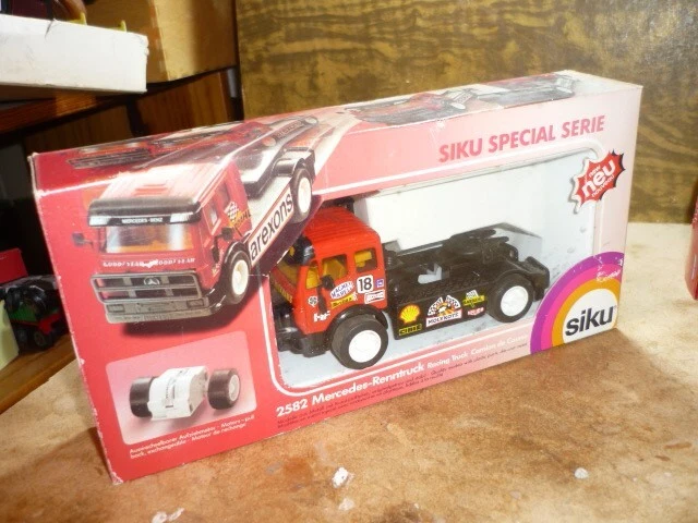 JOUET ANCIEN CAMION Mercedes Porte Container Lesney Matchbox N°42 EUR