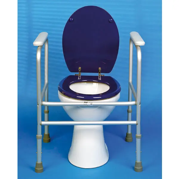 Bastidor Toilettenrahmen De Aluminio, Desmontable, Regulable en Altura 3