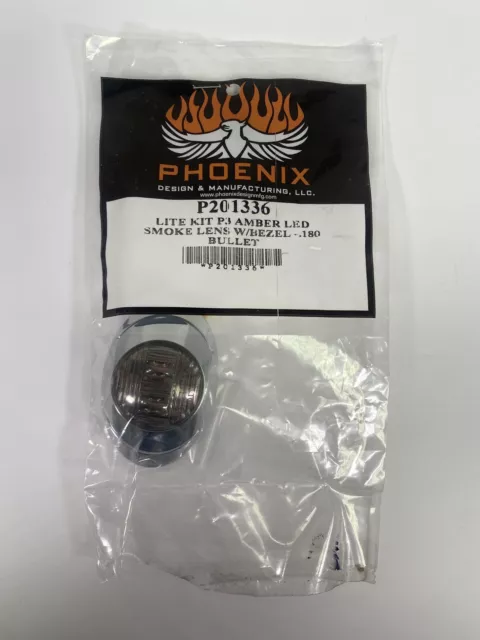 Phoenix Design Amber LED Marker Light With Smoked Lens P3