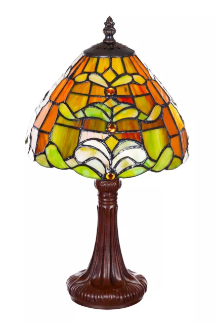 Birendy Tischlampe  Tiffany Mosaik bunt Tiff151 Motiv Lampe Dekorationslampe