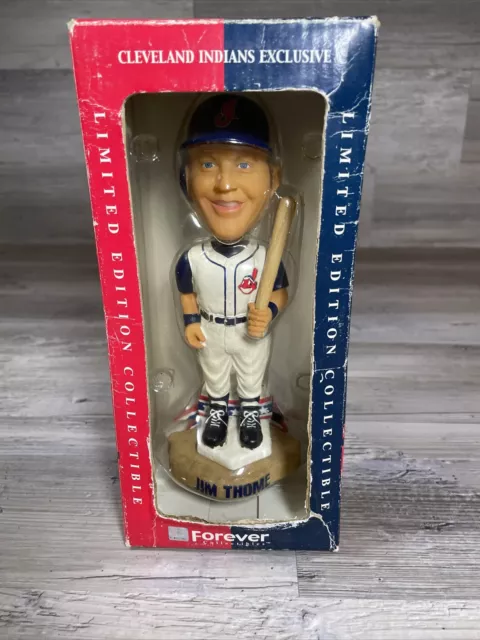 Jim Thome Bobblehead Cleveland Indians White Jersey 2002 RARE! HTF! New Forever