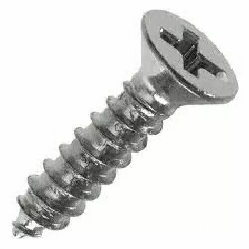 14 X 2 Phillips Flat Head Sheet Metal Screw Type A Zinc Plated 500 Pieces