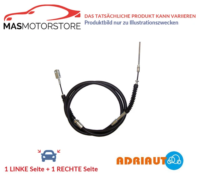 Handbremsseil Bremsseil Paar Hinten Adriauto 030270 2Pcs I Für Audi A4 B5,8D2