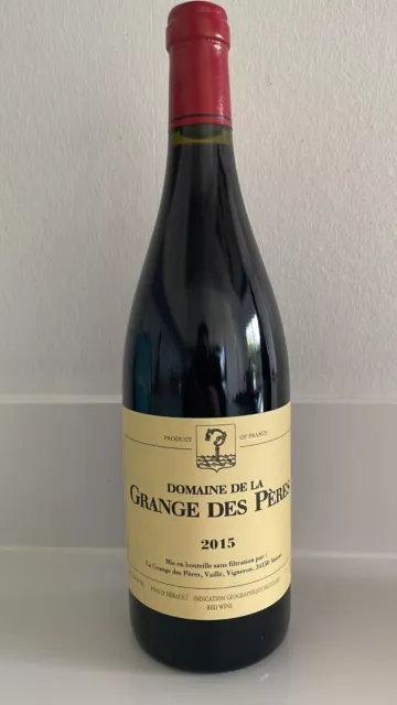 1 bouteille de Domaine de la Grange des Pères rouge 2015