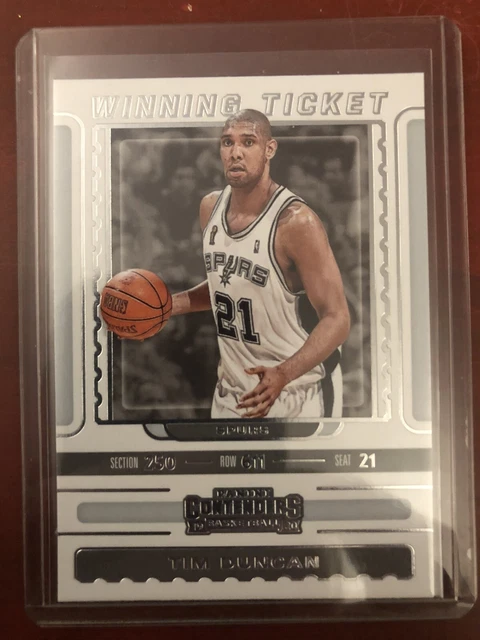 2019-20 Panini Contenders Winning Ticket Basketball - #23 Tim Duncan