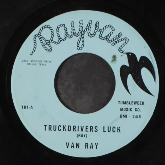 VAN RAY: truckdriver's luck / key to my heart Rayvan 7" Single 45 RPM