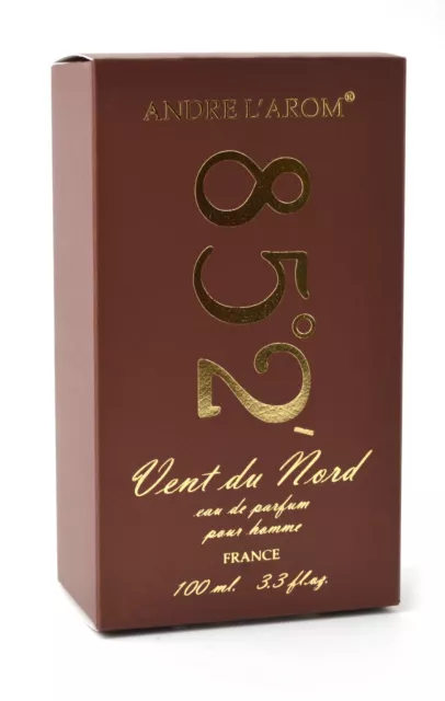 VENT DU NORD 85°2' Eau de parfum made in France for men 100ml / 3.3 fl oz 2