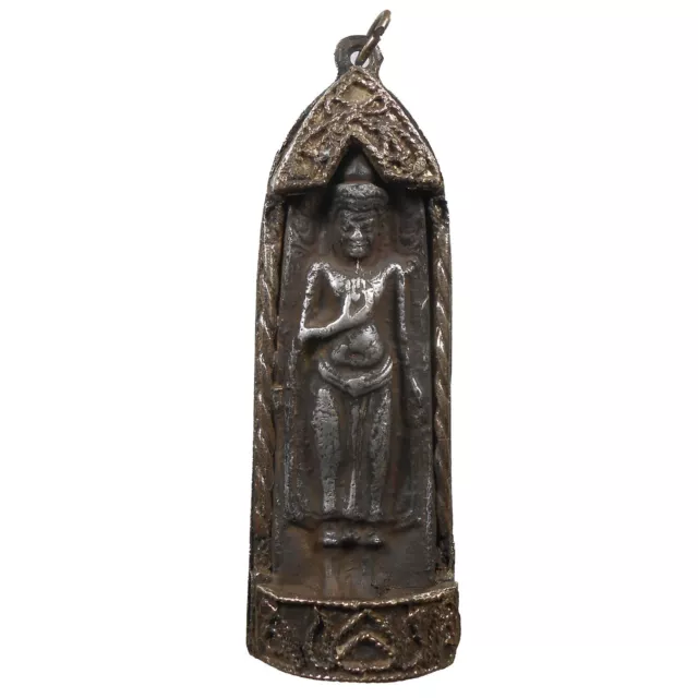 Perfect!  Old Thai Buddha Amulet Phraruang Hot Pendant Very Nice