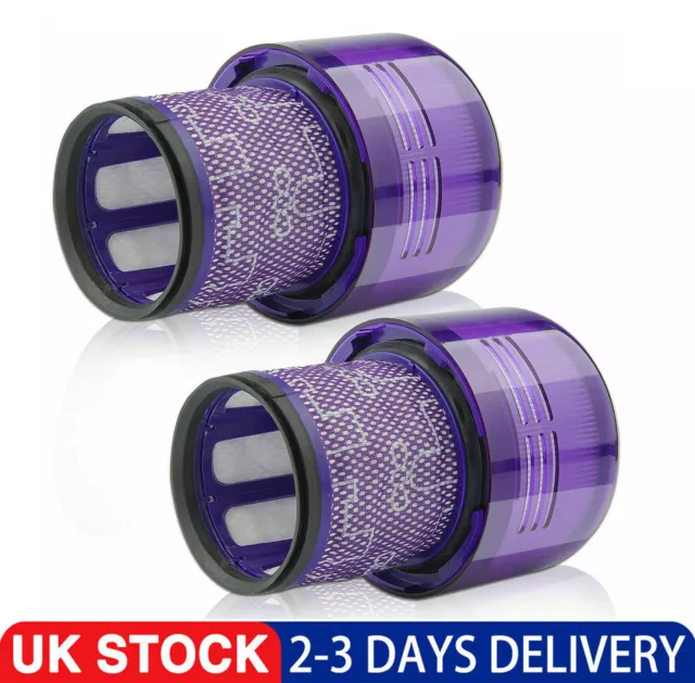 2x Filter for DYSON V11 V15 Cordless Vacuum Cleaner Washable Purple 970013-02