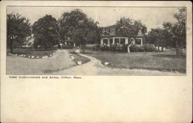 Clifton MA Hotel Crowninshield & Annex c1905 Postcard