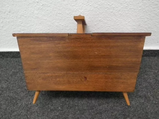 Altes Nähkästchen Nähkasten Schatulle Schmuckschatulle Aufbewahrung Holz DDR 60i