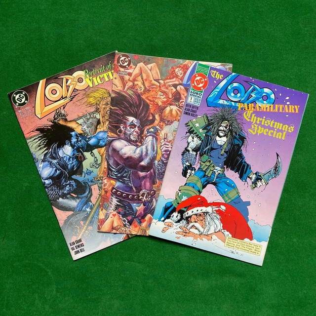 DC Comics Lobo One-Offs Job Lot. Keith Giffen, Alan Grant, Simon Bisley VGC