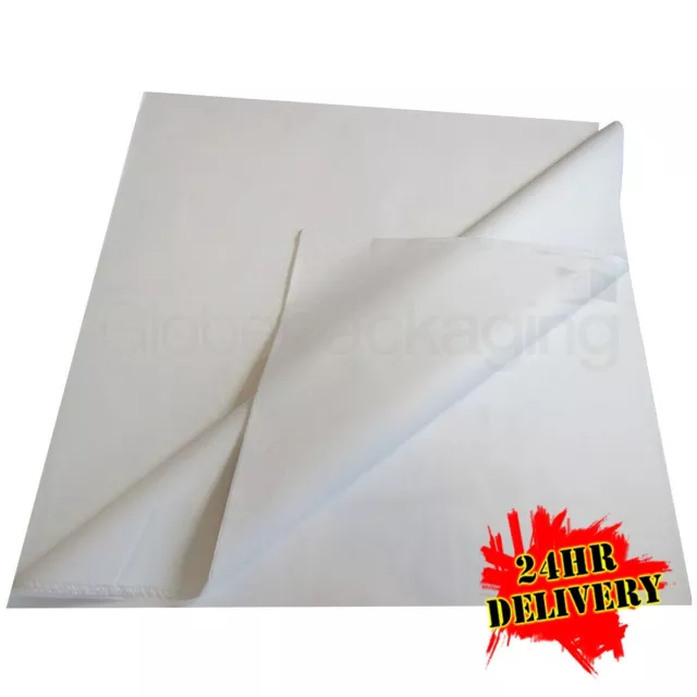 White Acid Free Tissue Paper 375mm x 500mm 18gsm