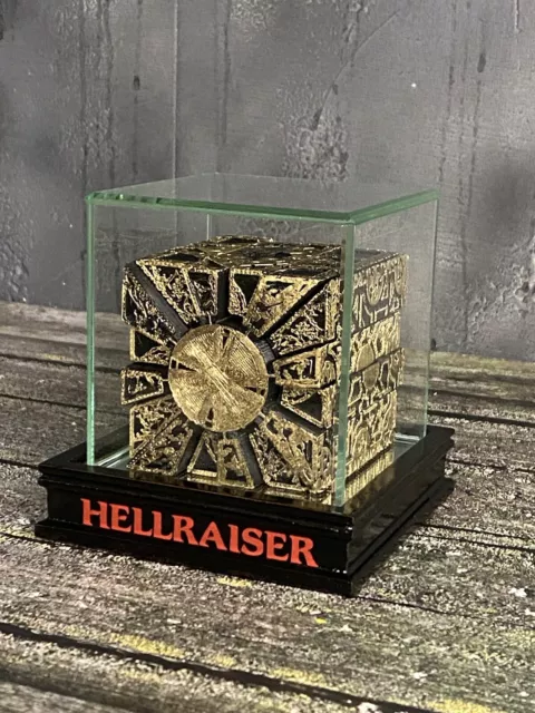 Hellraiser Puzzle Box Pinhead Lament Configuration Display Case Horror Prop