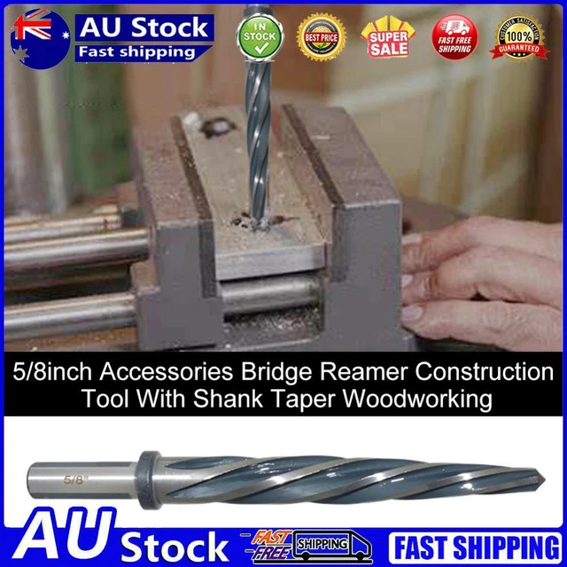 5/8 Inch Bridge Reamer Chamfer Enlarge Hole HSS Drill Bit Tapered Reamer America