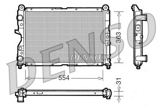 VENTOLA, RAFFREDDAMENTO MOTORE DENSO DER09056 per FIAT BRAVO I (182_) 1