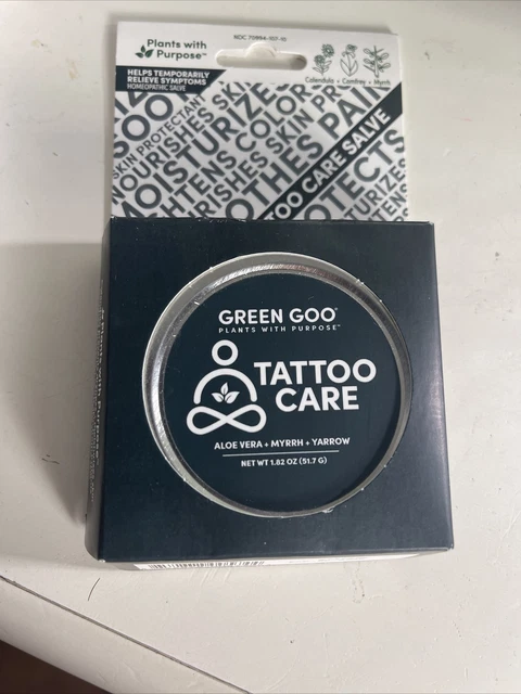 GREEN GOO  TATTOO CARE Salve 1.82oz Exp 05/2025 Plant Based Ingredients