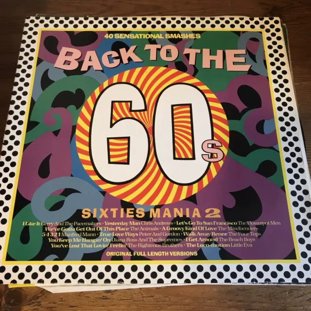 Various - Back To The 60s Mania 2 - Double Vinyl Album
