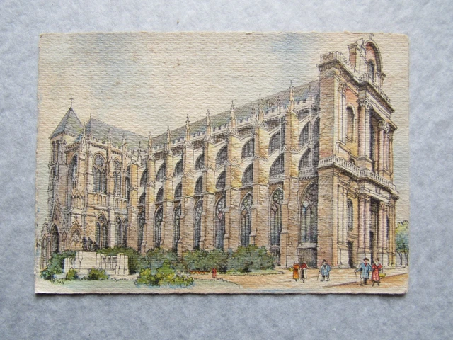 CPA: CHALON sur MARNE: SAINT ETIENNE CATHEDRAL and MONUMENT to the DEAD