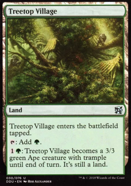 4x Treetop Village | NM/M | Elves vs. Inventors | Magic MTG