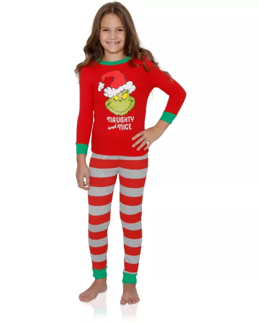 Pigiami natalizi Family Matching The Grinch donna uomo bambino set regali pigiami 2022 7