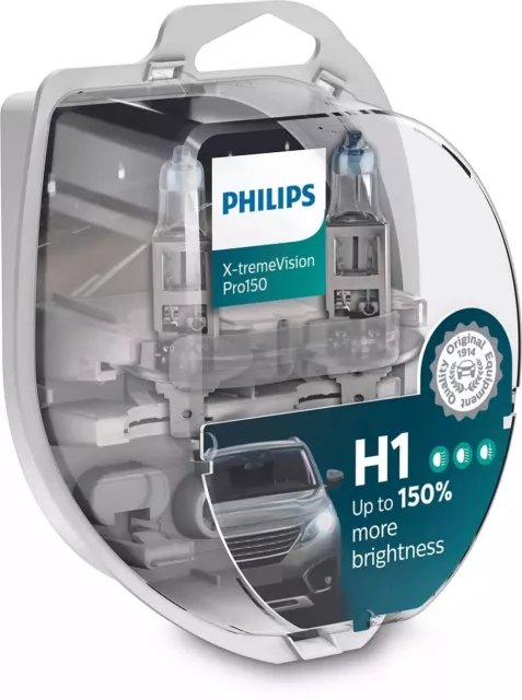 H1 Philips X-tremeVision 150%  Pro150  Glühbirnen Leuchtmittel / Birne 55 Watt