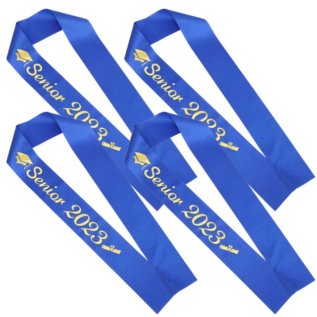 4 Pcs Grad Sash 2023 2023 Graduation Straps Student Gift Ribbon