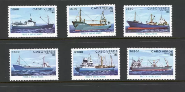 Cape Verde 1980 SG 492-7  Freighters Ships MNH