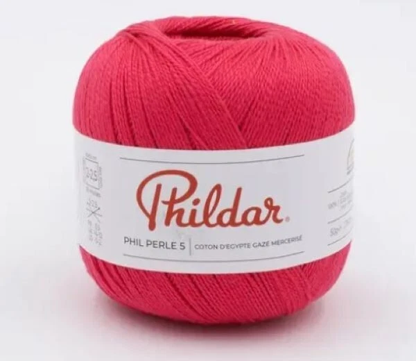 Lot De 5 Pelotes De Fil Fantaisie Phildar - 'Phil Sequins' Bordeaux - Polyester Brillant - Pour Tricot/Crochet