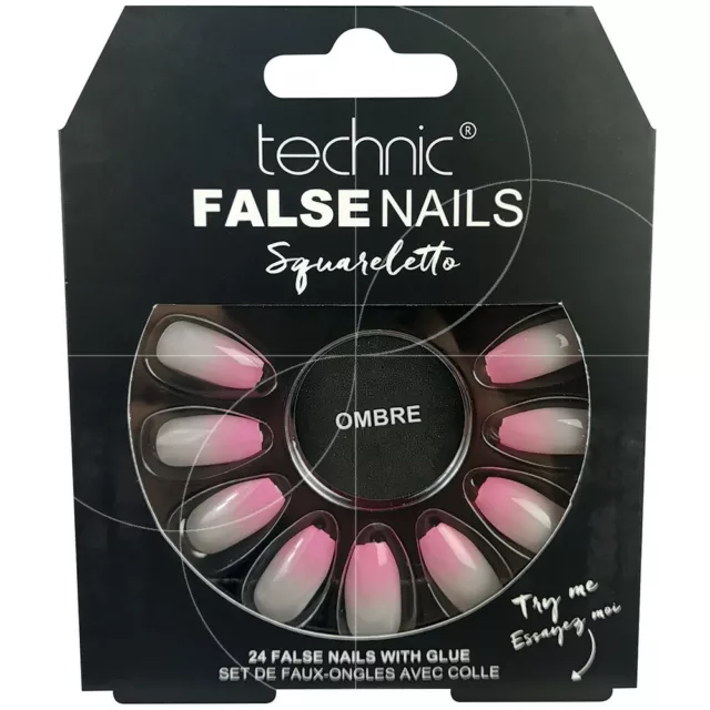 technic - Faux ongles Squareletto - Ombre