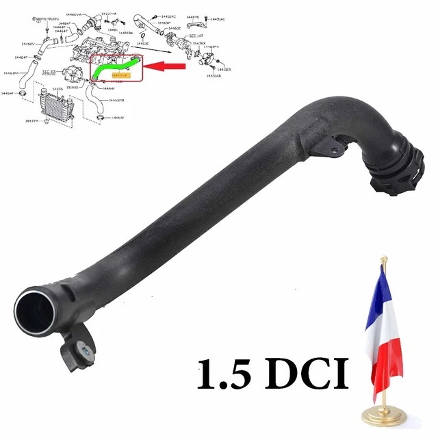 Tuyau Refroidisseur Intermédiaire Turborury - Compatible Nissan Juke NV200 Pulsar 1.5 DCi - Kevlar