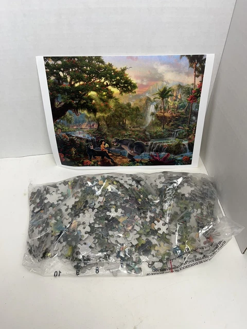 DISNEY THOMAS KINKADE Jigsaw Puzzle The Jungle Book 500pc Sealed Bag NO ...