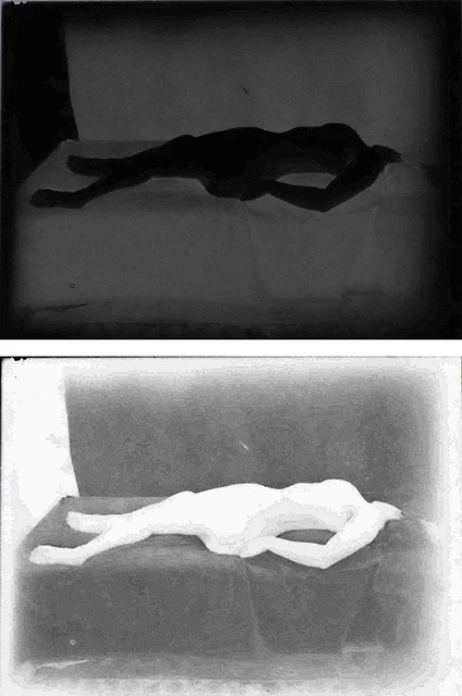 Photo Vintage Tirage Argentique Nu Artistique Graise Années 70 – Format 24x18 Cm